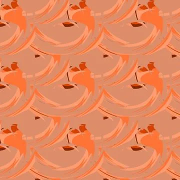 Vibrant seamless abstract pattern with overlapping colorful shapes backgrou.. Stock Illustration