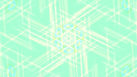 Vibrant seamless abstract technological pattern on light mint green backgroun Stock Footage 336162781