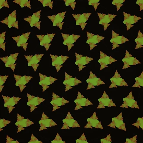 Vibrant seamless botanical foliage pattern, lush tropical nature abstract b.. Stock Footage 345689973