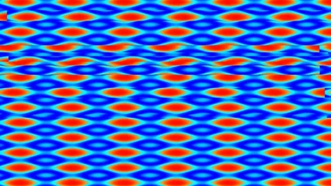Vibrant seamless geometric background pattern in electric blue and yellow Stock Footage 341055191