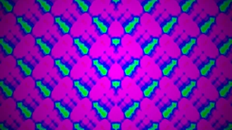 Vibrant seamless geometric pattern background in bright blue and lime green.. Stock Footage 339776242