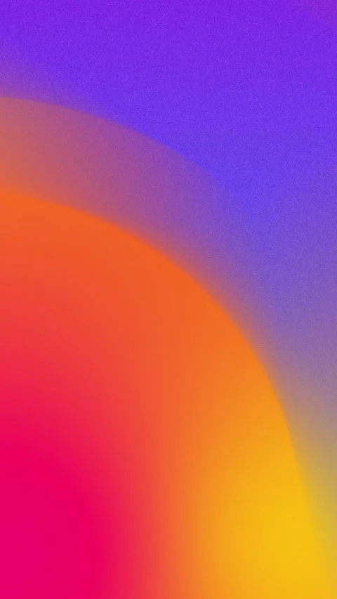 Vibrant seamless loop background in 4K with gradient hues of purple, orange, and Stock Footage 309956568