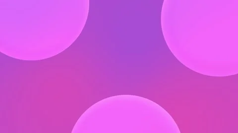 Vibrant seamless loop background with pink spheres on a purple gradient. 4K. 動画素材 309855854