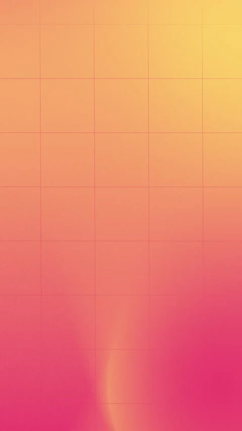 Vibrant seamless loop background in pink and orange gradient with grid. 4K. Stockbeeldmateriaal 309956891