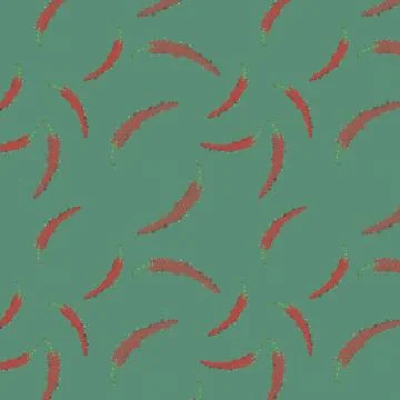 Vibrant seamless  pattern red  peppers made of geometrical Stockillustratie