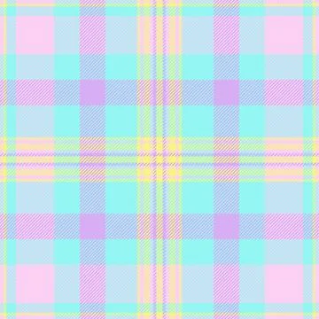 Vibrant seamless pattern texture, pastel background check vector. Mens shir.. 库存插图
