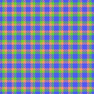 A vibrant seamless plaid pattern featuring a colorful houndstoothinspired c.. Stock Illustration