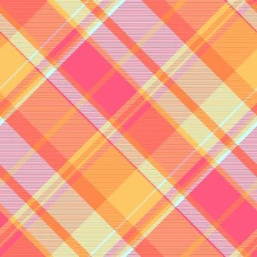 Vibrant, seamless plaid pattern. A versatile background for textile design, a Stock Illustration