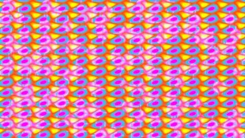 Vibrant Seamless Psychedelic Retro Op Art Background Pattern Loop Stock Footage 335524408