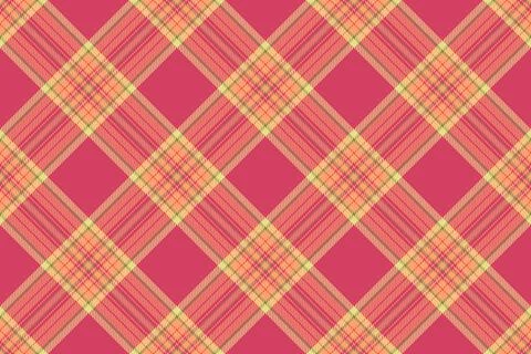Vibrant seamless tartan pattern. Retro textile design featuring crossing line Illustrazione stock