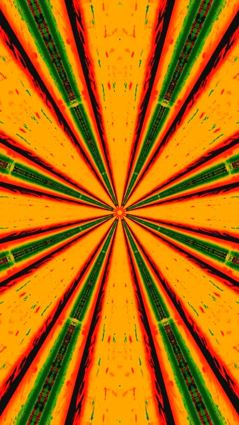 Vibrant seamless tunnel video loop ideal for screensaver and visual performan Stock Footage 321569673