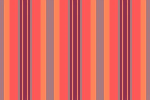 This vibrant, seamless vector pattern features vertical stripes in sunset hue 库存插图