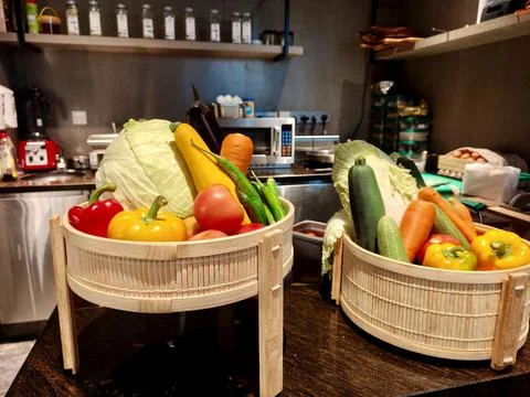 A vibrant selection of fresh vegetables Stock Photos