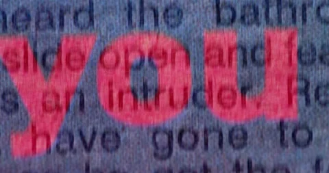 Vibrant Sequence Typographic Newspaper. Stock Footage 319904324