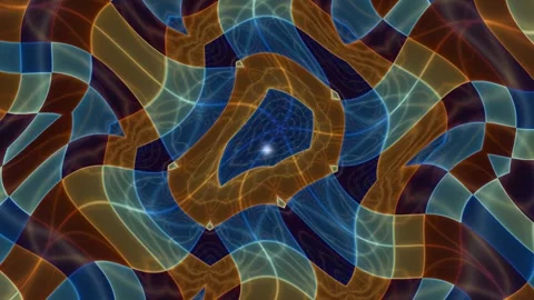 Vibrant shapes dance on a dark backdrop Stock Footage 338004921