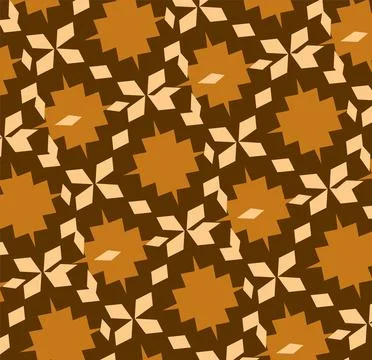 Vibrant shapes pattern seamless background for fabric, wallpaper, and graph.. Stock Illustration