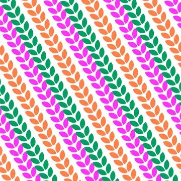 Vibrant shapes pattern seamless background for fabric, wallpaper, and graph.. Stock Illustration