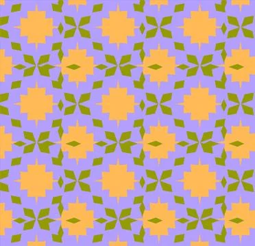 Vibrant shapes pattern seamless background for fabric, wallpaper, and graph.. Illustrazione stock