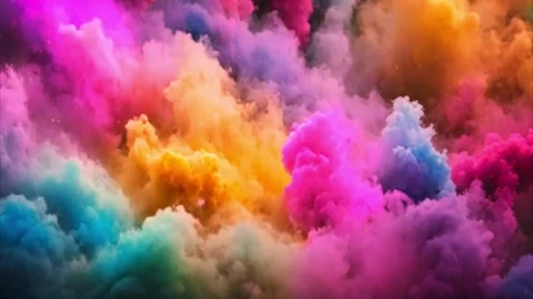 Vibrant Smoke Stock Footage 284572778