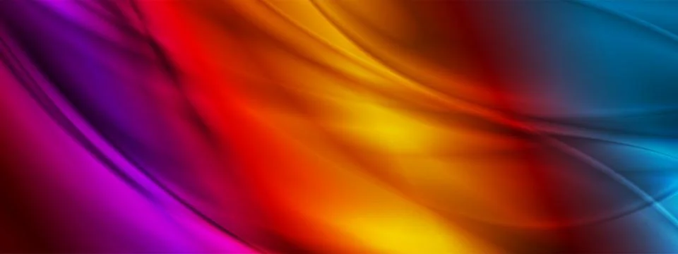 Vibrant smooth blurred waves abstract elegant background 스톡 일러스트