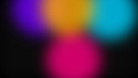 Vibrant soft focus light gradient against a deep solid black background Stock-Footage 335117980