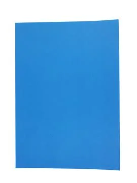 Vibrant solid blue cardstock paper for crafting and design projects 스톡 사진