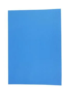 Vibrant solid blue paper or cardstock texture background simple and clean Stock Photos