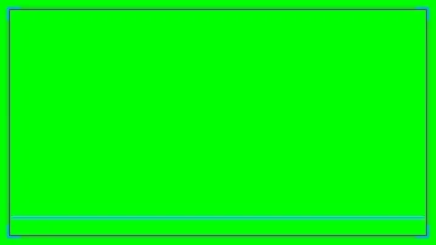 A vibrant solid neon green background framed with a thin dark blue border Stock Footage 340904899