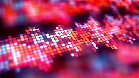 Vibrant Sound Wave Animation Loop 스톡 동영상 281690148