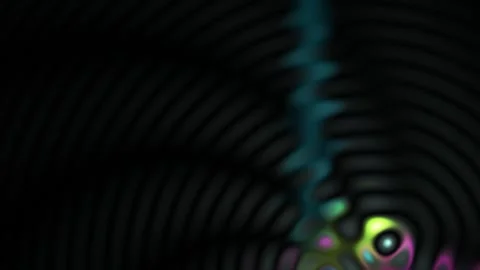 Vibrant sound wave visual effects sequence. Stock Footage 335428403