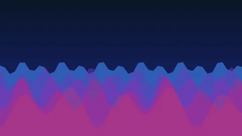 Vibrant soundwave visualization in neon gradient hues Vídeos de archivo 335255895