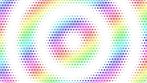 Vibrant Spectrum Gradient Circle Background Animation for Creative Design Stock Footage 333799878