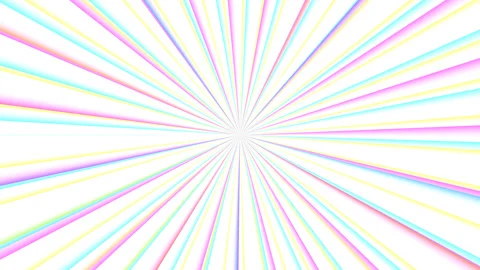 Vibrant Spectrum Rays with Dynamic Color Flow Effects Stock Footage 294139825