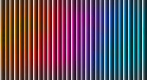 Vibrant Spectrum: Vertical Gradient Stripes with Subtle Light Play Stock Illustration