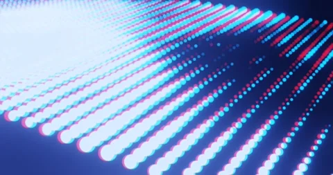 Vibrant Spectrum Wave: Dynamic Dot Matrix Background Perspective Video stock 263148916