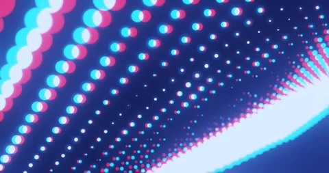 Vibrant Spectrum Wave: Dynamic Dot Matrix Background low Angle Video stock 263148956