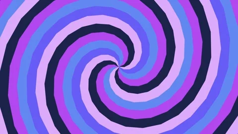 Vibrant Spiral Pattern Animation with Colored Rings. Stock Footage 329289842