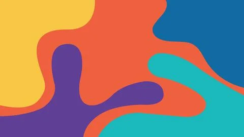 Vibrant splash abstract background Stock Illustration