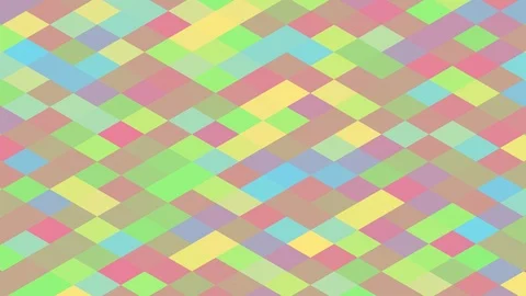 Vibrant Spring Easter Color on Beautiful Diamond Pattern Design Stock Footage 118321936