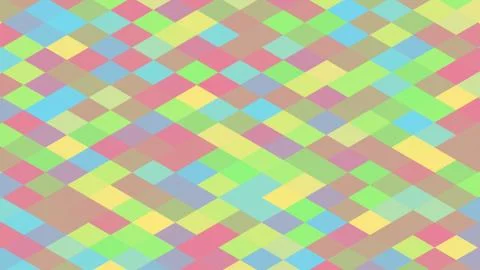 Vibrant Spring Easter Color on Beautiful Diamond Pattern Design Stockillustratie