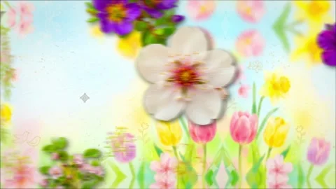 Vibrant Spring Vibes Background with Fresh Green Leaves and Sunny Backlight Video stock 340072007