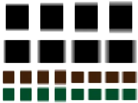 Vibrant square, vibrating black brown green square Stock Illustration