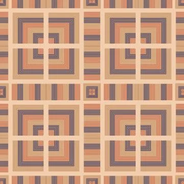 Vibrant squares seamless pattern Stock Illustration