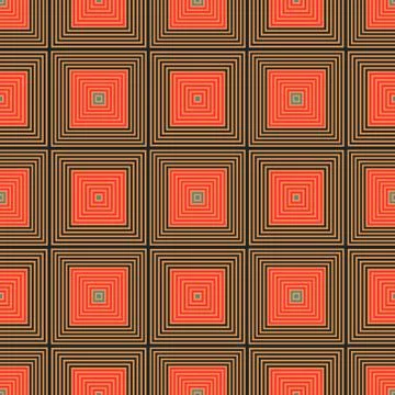 Vibrant squares seamless pattern Stock Illustration
