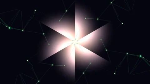 Vibrant Star Patterns in Space Animation. Stock Footage 331493678