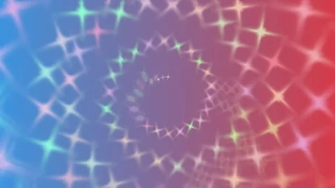 Vibrant starburst pattern with colorful gradient background Stock Footage 327890082