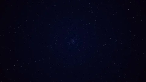 Vibrant starry night sky time-lapse for cosmic backgrounds Stock Footage 325539286