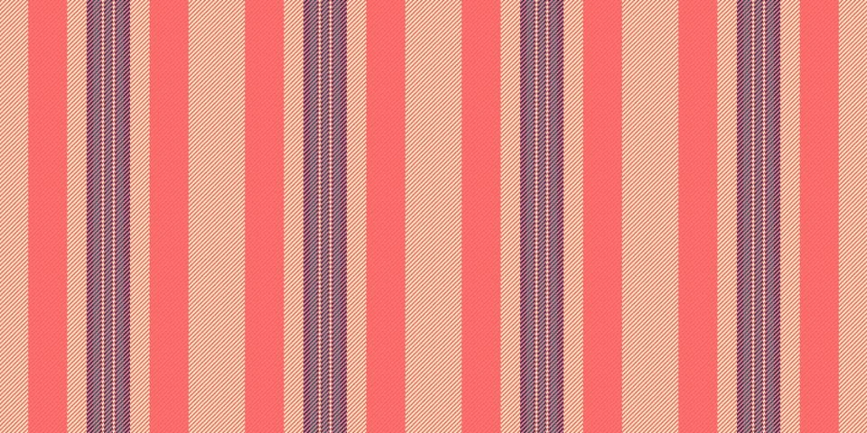 This vibrant striped seamless pattern features a classic textile weave effect Stock Illustration