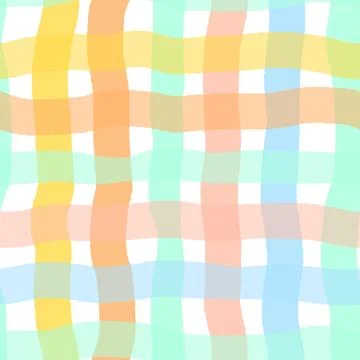 Vibrant summer fruit pattern brightens a seamless background design Stock Illustration