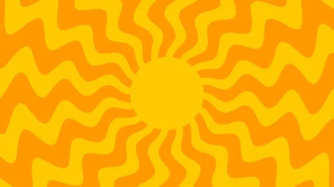Vibrant Summer Solstice Sun Rays Animation Loop Background. Stock Footage 340035072